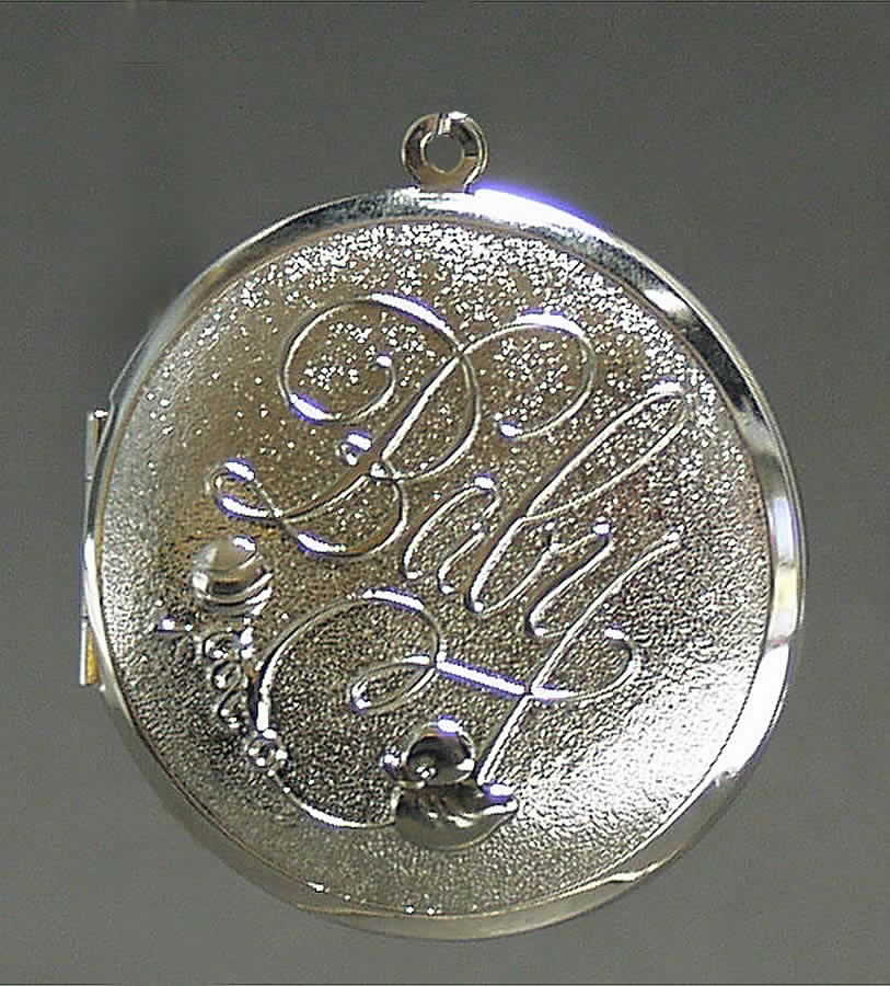 1987 Hallmark Christmas Ornaments Baby Photo Locket - Boxed by Hallmark Gold Crown-1