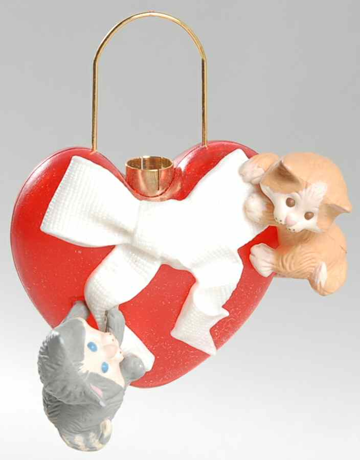 1987 Hallmark Christmas Ornaments Meowy Christmas - Boxed by Hallmark Gold Crown-1