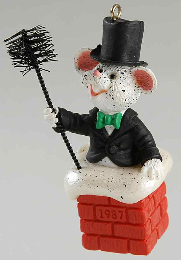 1987 Hallmark Christmas Ornaments Wee Chimney Sweep - No Box by Hallmark Gold Crown-1