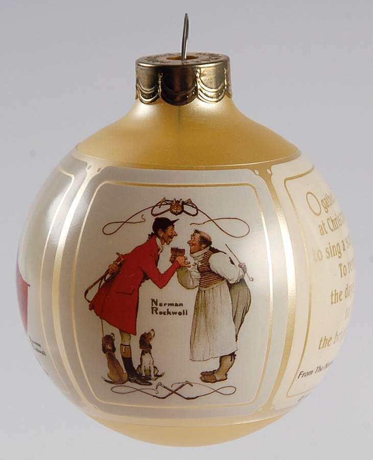 Norman Rockwell Art 1987-Norman Rockwell - Boxed by Hallmark Gold Crown-1