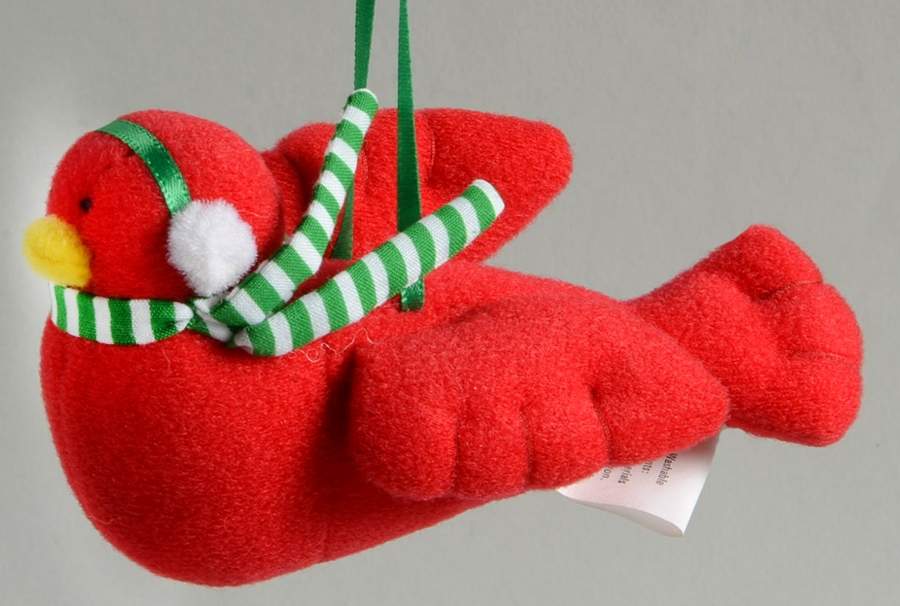 1987 Hallmark Christmas Ornaments Ruby Redbird - No Box by Hallmark Gold Crown-1