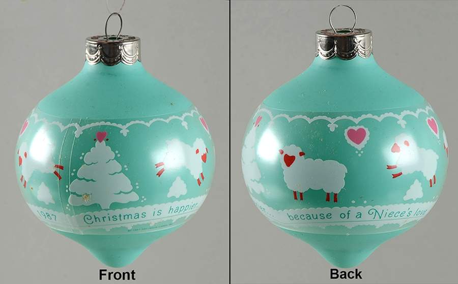 1987 Hallmark Christmas Ornaments Niece - Boxed by Hallmark Gold Crown-1