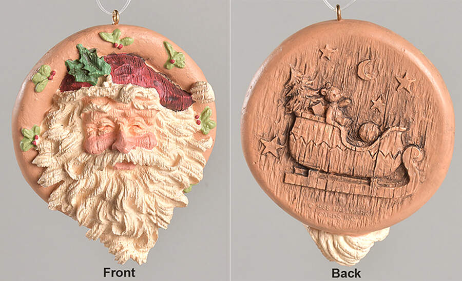 1988 Hallmark Christmas Ornaments Kringle Portrait - Boxed by Hallmark Gold Crown-1