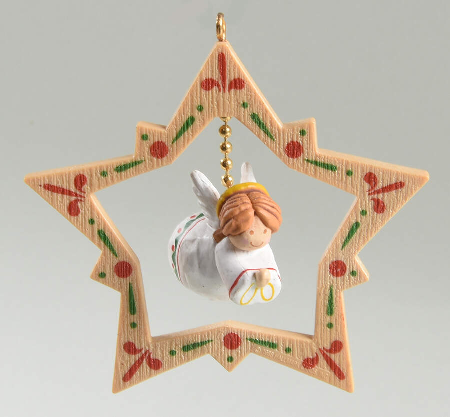 1988 Hallmark Christmas Ornaments Starry Angel - No Box by Hallmark Gold Crown-1
