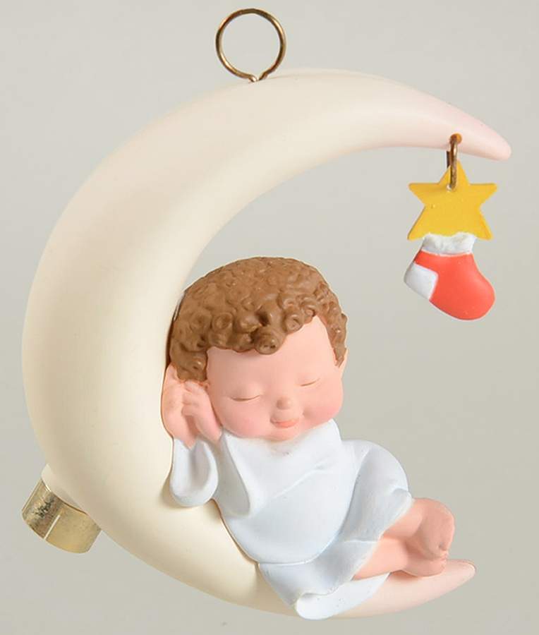 Mary's Angels 1988 Moonlit Nap-Complement - With Box by Hallmark Gold Crown-1