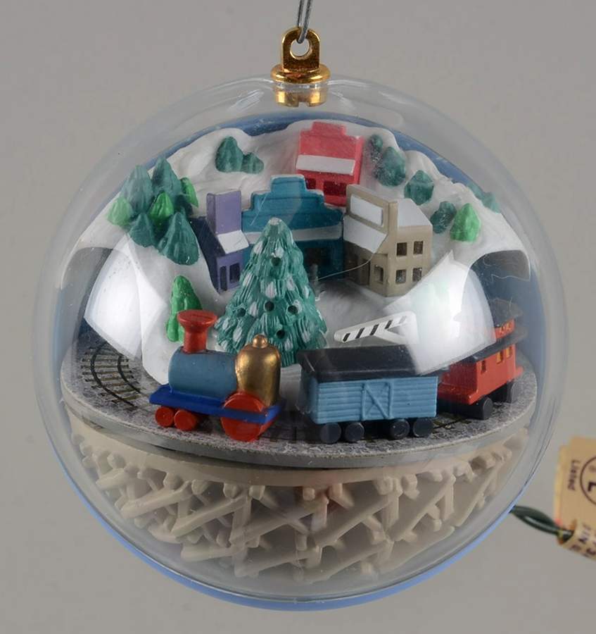 1988 Hallmark Christmas Ornaments Country Exress-Light And Motion - Boxed by Hallmark Gold Crown-1