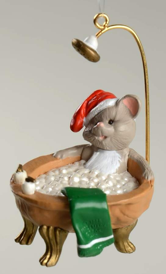 1988 Hallmark Christmas Ornaments Squeaky Clean - Boxed by Hallmark Gold Crown-1
