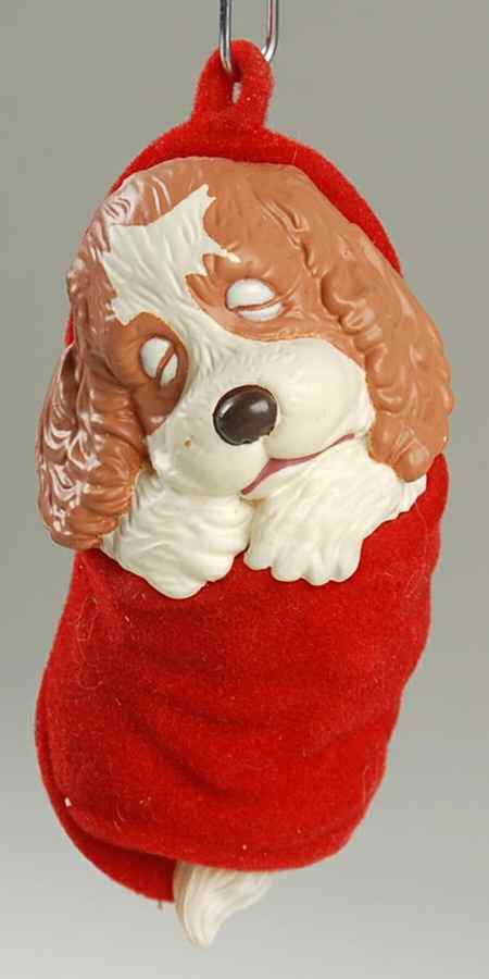 1988 Hallmark Christmas Ornaments Slipper Spaniel - Boxed by Hallmark Gold Crown-1