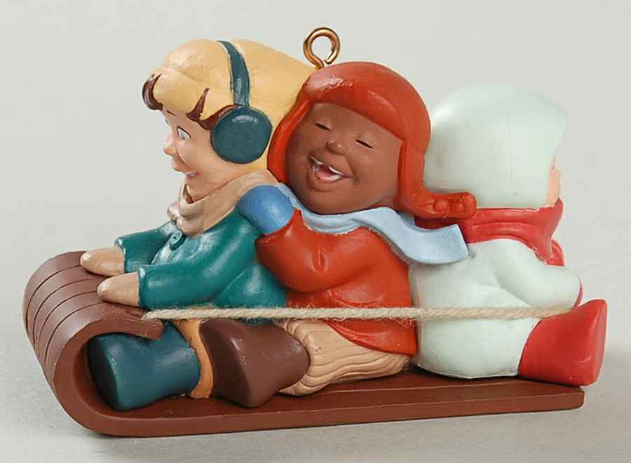 1988 Hallmark Christmas Ornaments Winter Fun - No Box by Hallmark Gold Crown-1