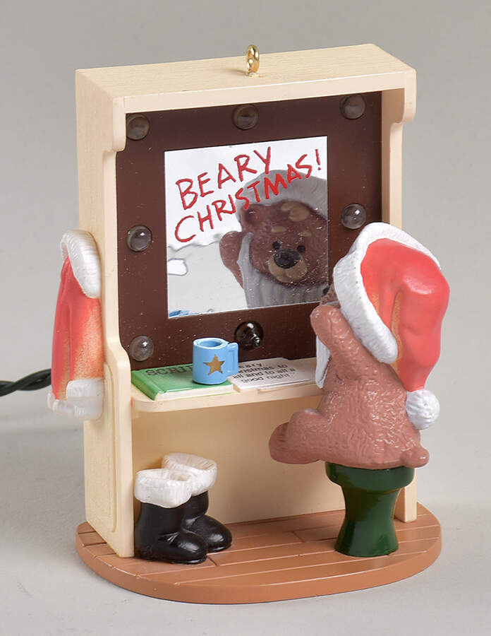 1989 Hallmark Christmas Ornaments Backstage Bear - No Box by Hallmark Gold Crown-1