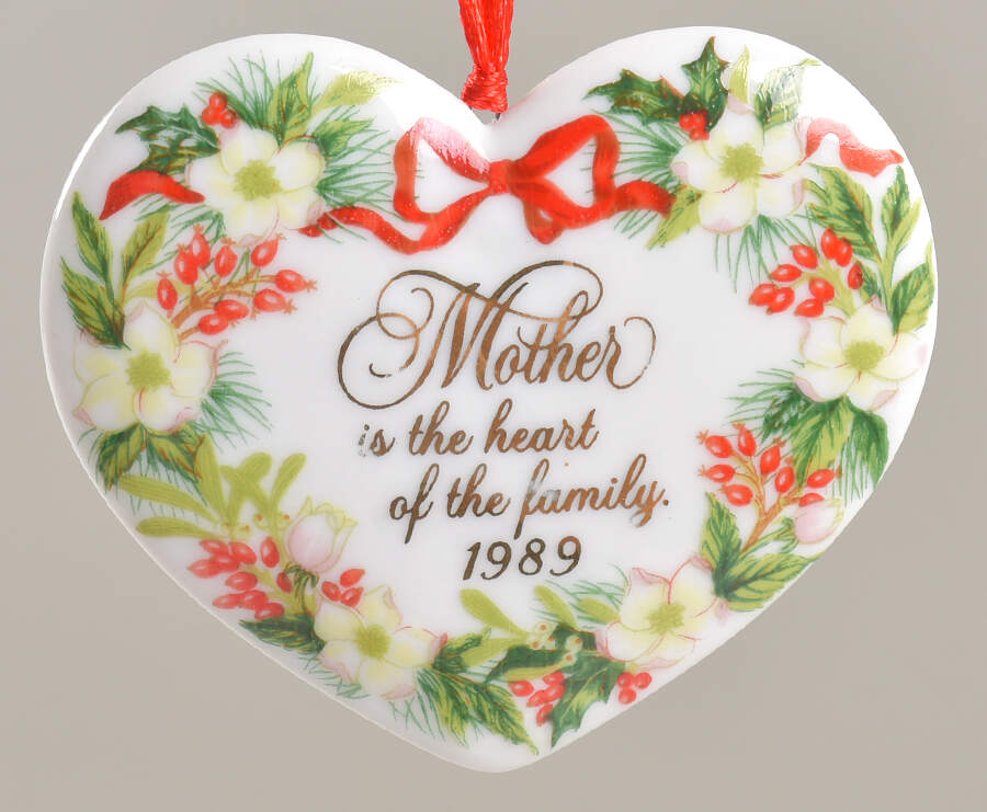 1989 Hallmark Christmas Ornaments Mother - Boxed by Hallmark Gold Crown-1