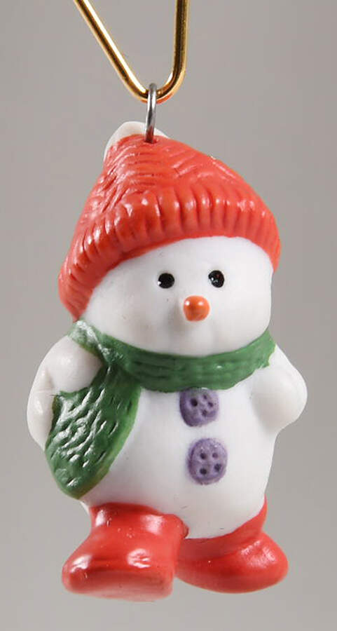 1989 Hallmark Christmas Ornaments Strollin' Snowman - No Box by Hallmark Gold Crown-1