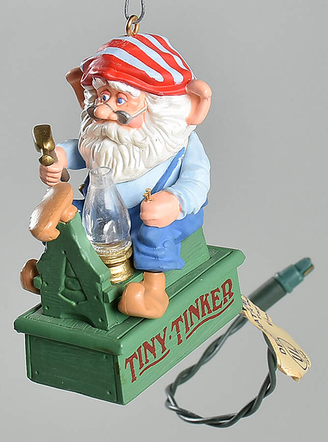 1989 Hallmark Christmas Ornaments Tiny Tinker - No Box by Hallmark Gold Crown-1