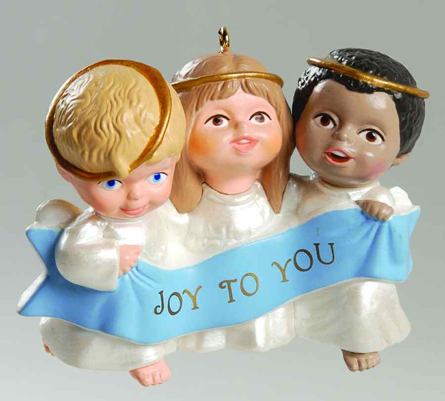 1989 Hallmark Christmas Ornaments Joyful Trio - No Box by Hallmark Gold Crown-1