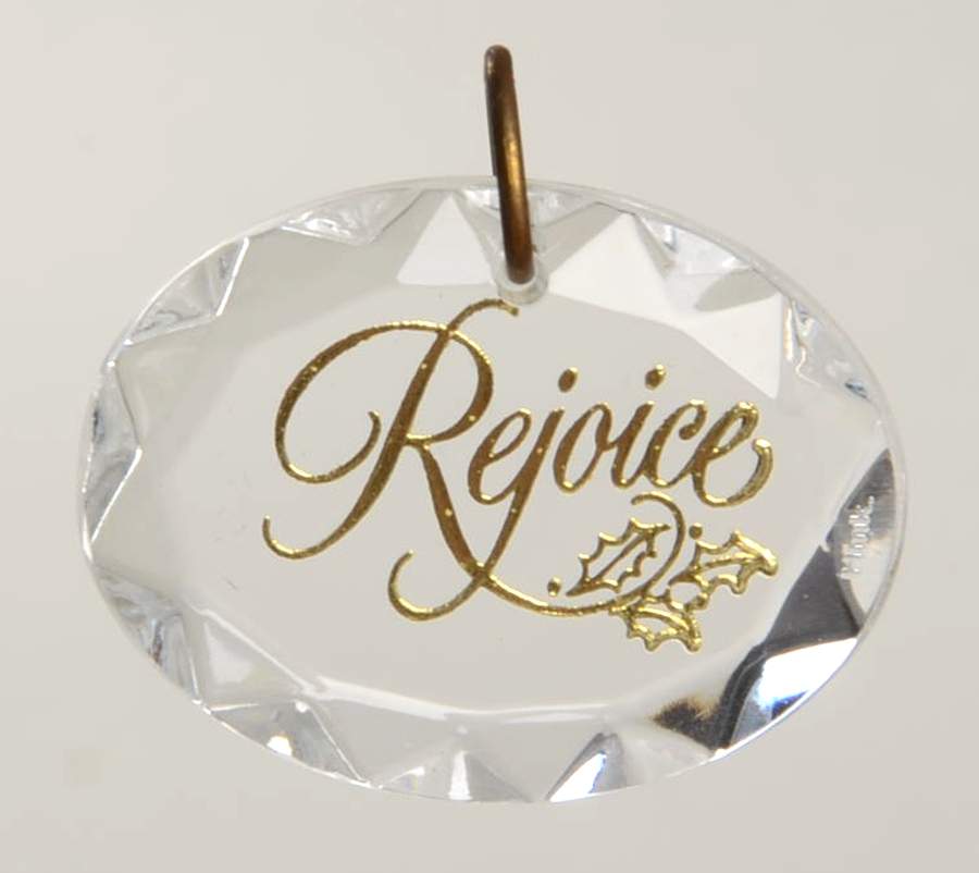 1989 Hallmark Christmas Ornaments Rejoice-Miniature - No Box by Hallmark Gold Crown-1