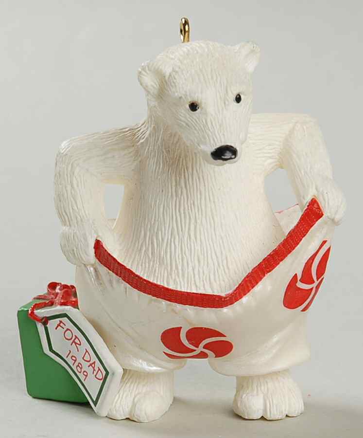 1989 Hallmark Christmas Ornaments Dad - Boxed by Hallmark Gold Crown-1