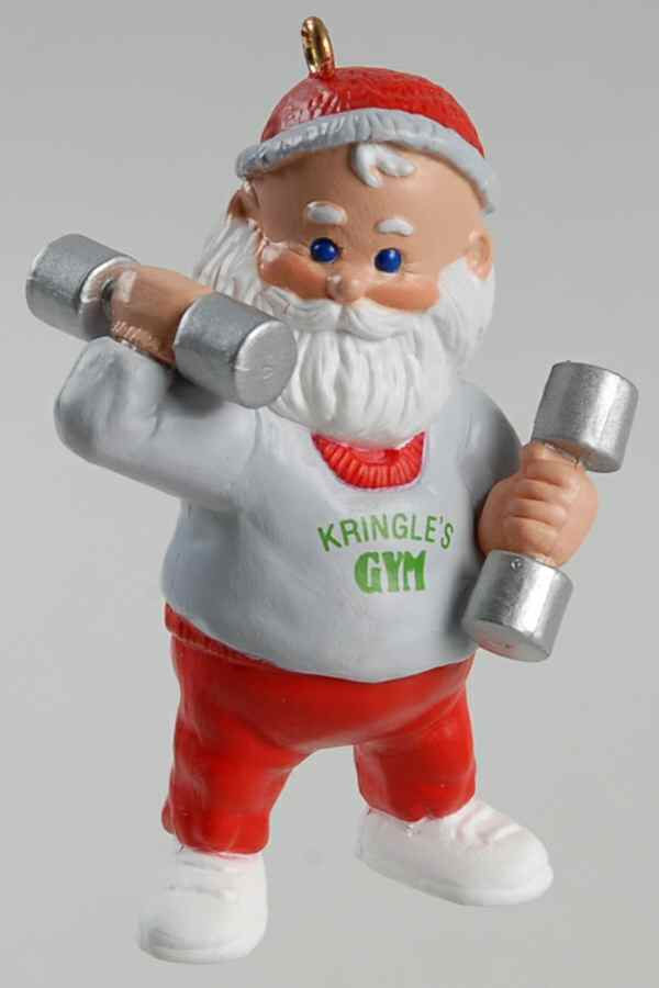 1989 Hallmark Christmas Ornaments Gym Dandy - No Box by Hallmark Gold Crown-1