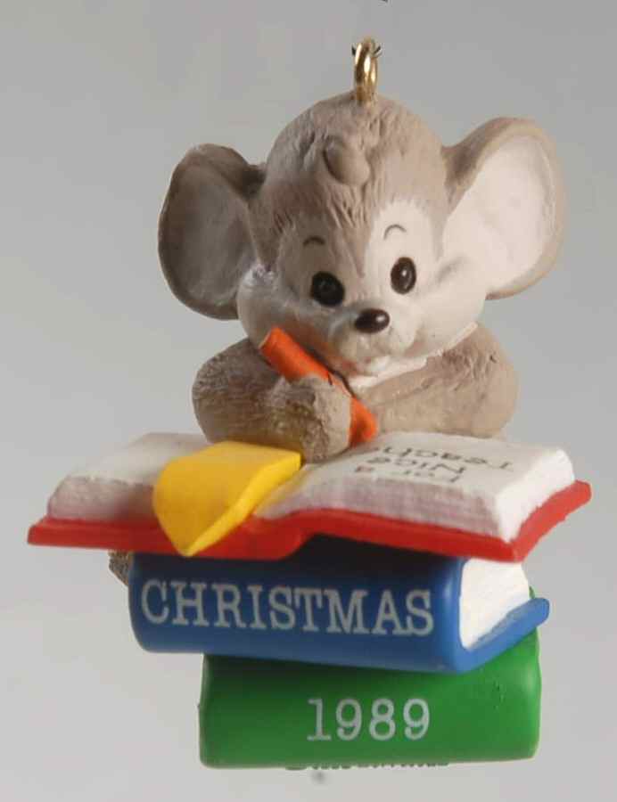 1989 Hallmark Christmas Ornaments Teacher - No Box by Hallmark Gold Crown-1