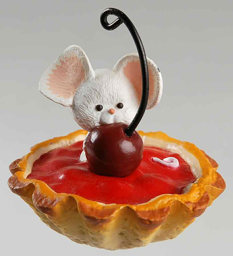 1989 Hallmark Christmas Ornaments Cherry Jubilee  - Boxed by Hallmark Gold Crown-1