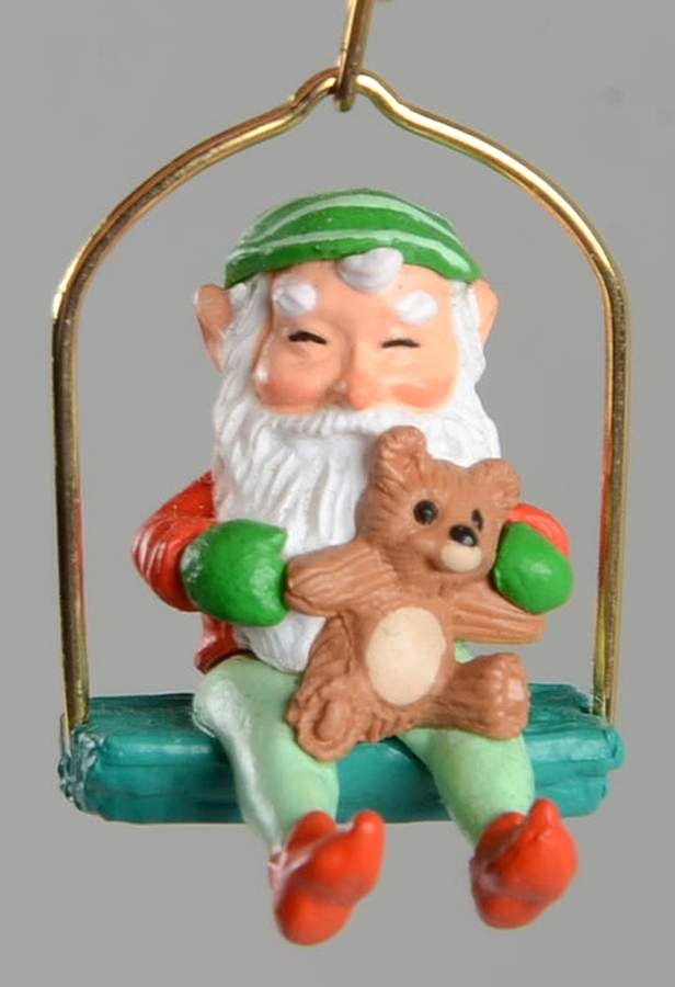 1989 Hallmark Christmas Ornaments Sharing A Ride - Boxed by Hallmark Gold Crown-1