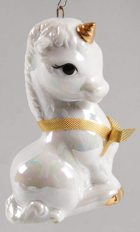 1990 Hallmark Christmas Ornaments Baby Unicorn - No Box by Hallmark Gold Crown-1
