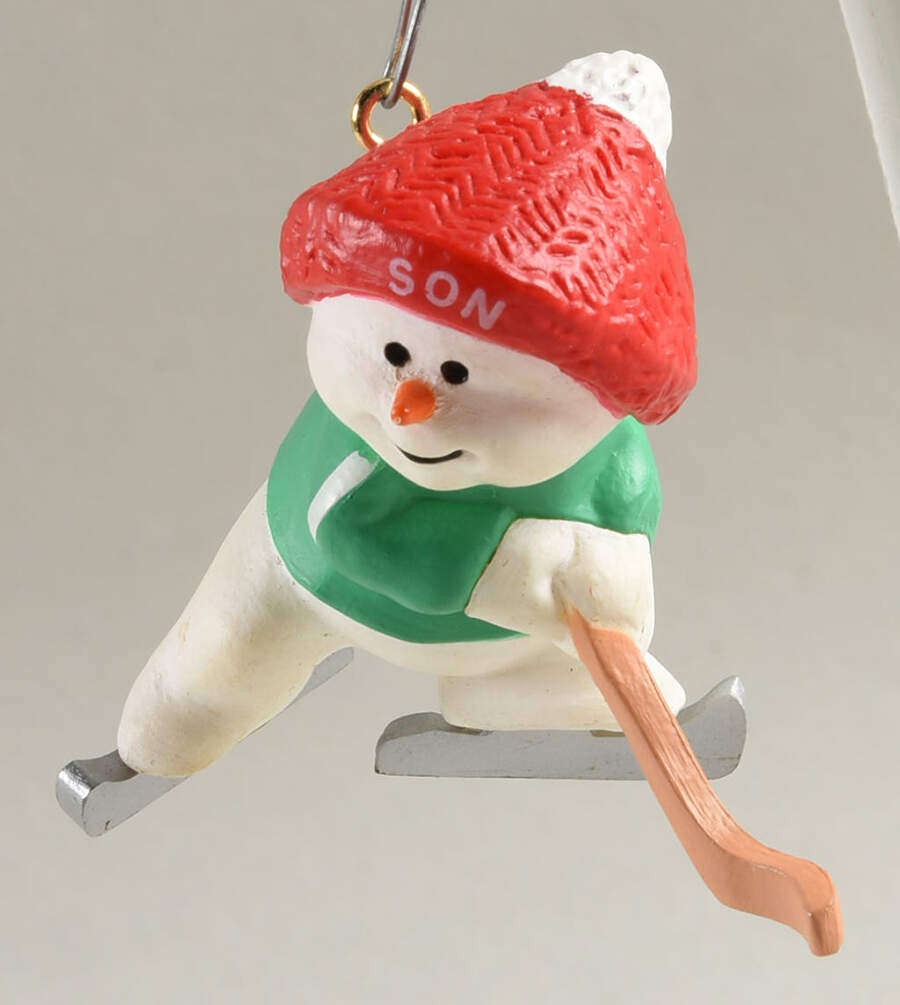 1990 Hallmark Christmas Ornaments Son - Boxed by Hallmark Gold Crown-1