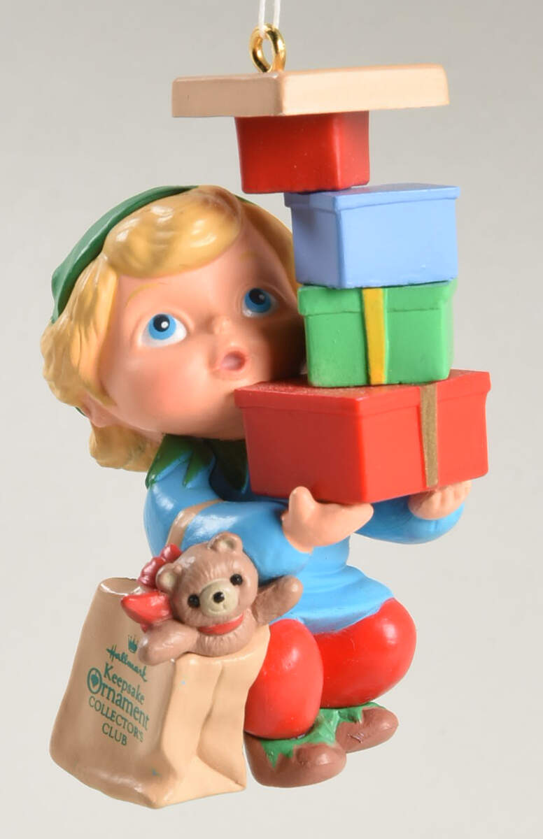 1990 Hallmark Christmas Ornaments Armful Of Joy - No Box by Hallmark Gold Crown-1