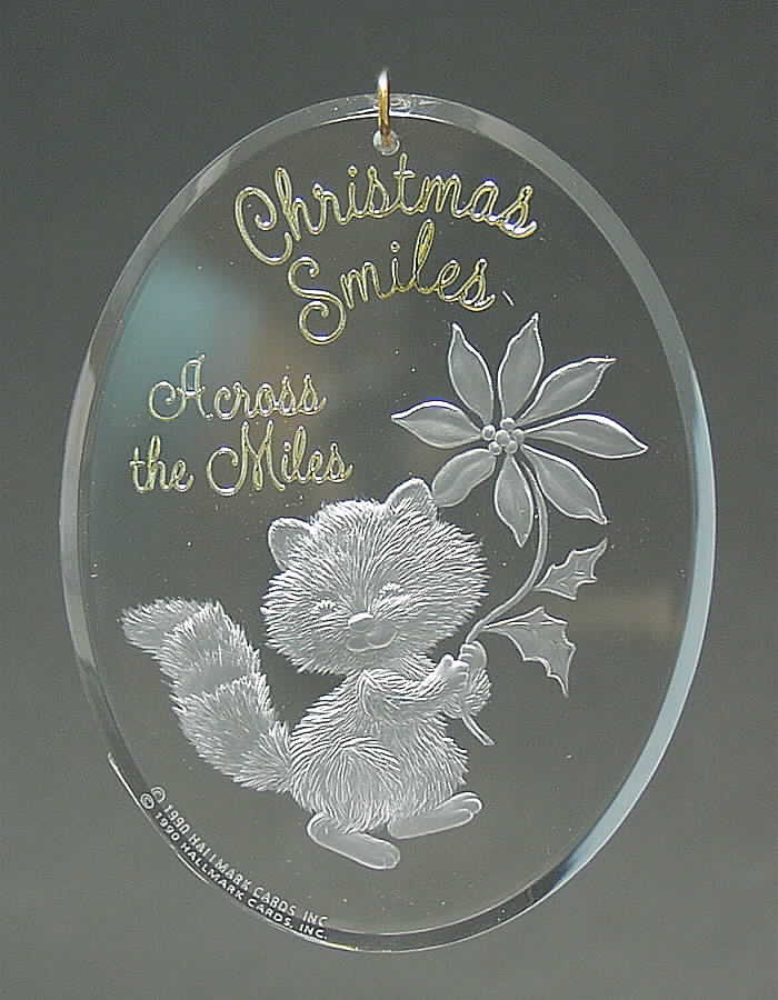 1990 Hallmark Christmas Ornaments Across The Miles - Boxed by Hallmark Gold Crown-1