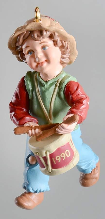 1990 Hallmark Christmas Ornaments Little Drummer Boy - No Box by Hallmark Gold Crown-1