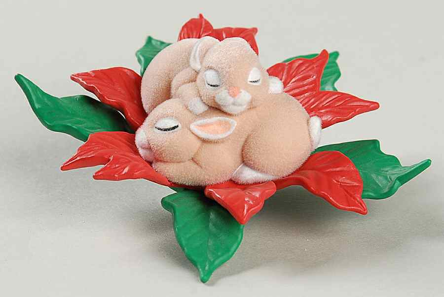1990 Hallmark Christmas Ornaments Gentle Dreamers-Clip-On - No Box by Hallmark Gold Crown-1