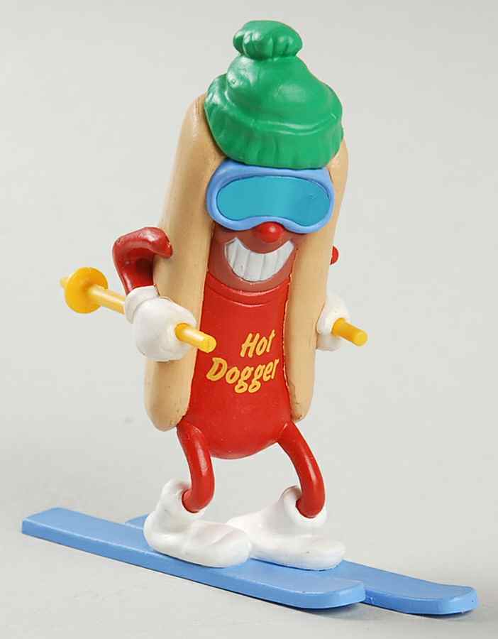 1990 Hallmark Christmas Ornaments Hot Dogger - No Box by Hallmark Gold Crown-1