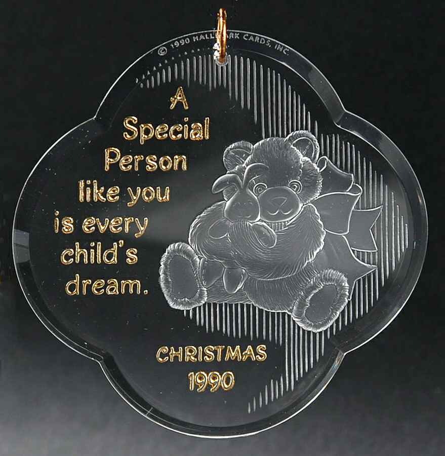 1990 Hallmark Christmas Ornaments Child Care Giver - Boxed by Hallmark Gold Crown-1