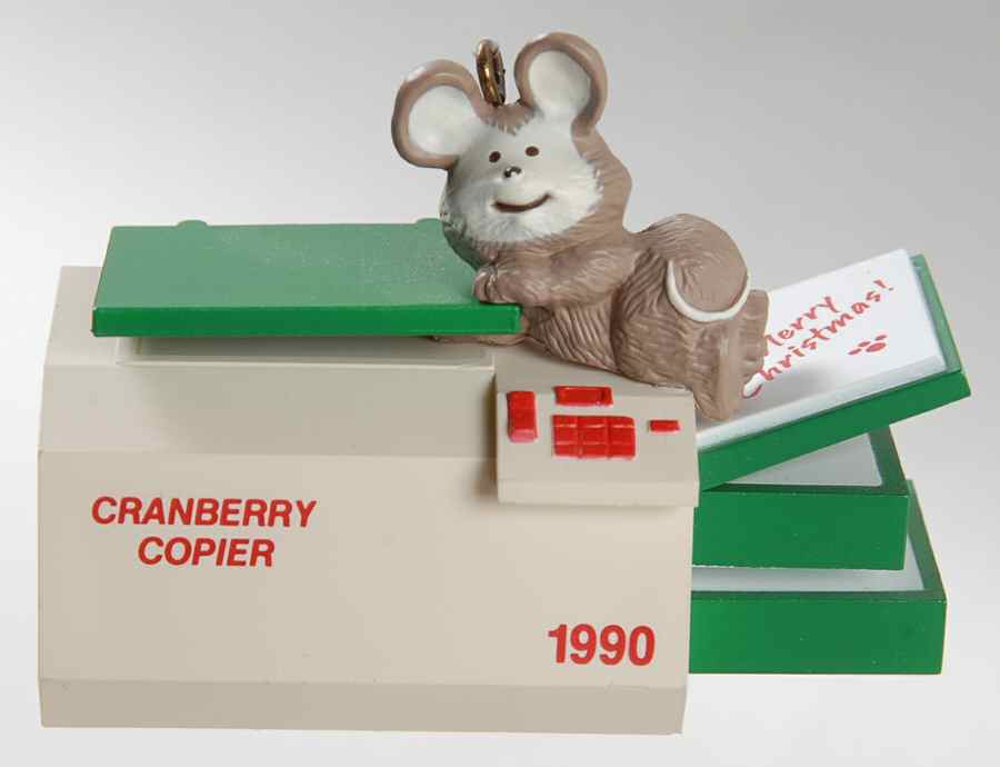 1990 Hallmark Christmas Ornaments Copy Of Cheer - No Box by Hallmark Gold Crown-1