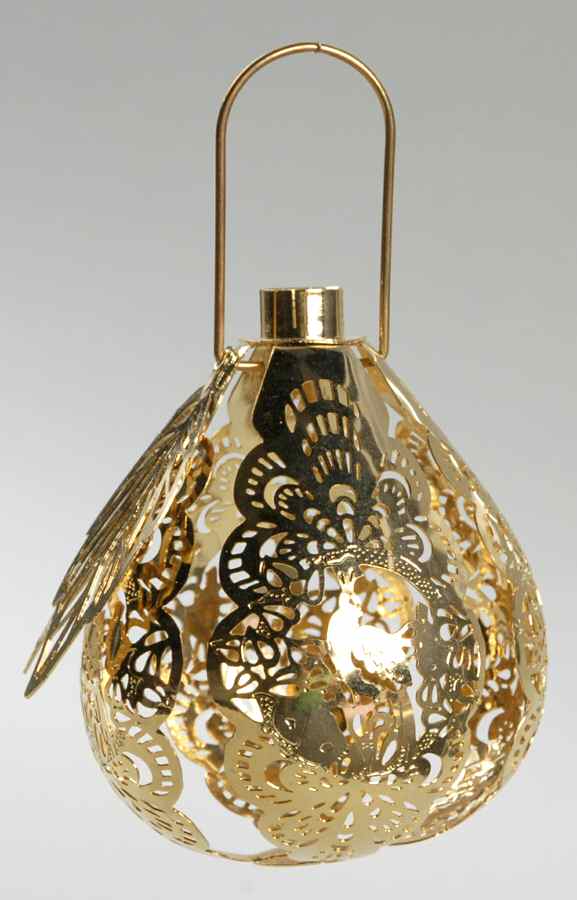 1990 Hallmark Christmas Ornaments Partridge In A Pear-Brass - No Box by Hallmark Gold Crown-1