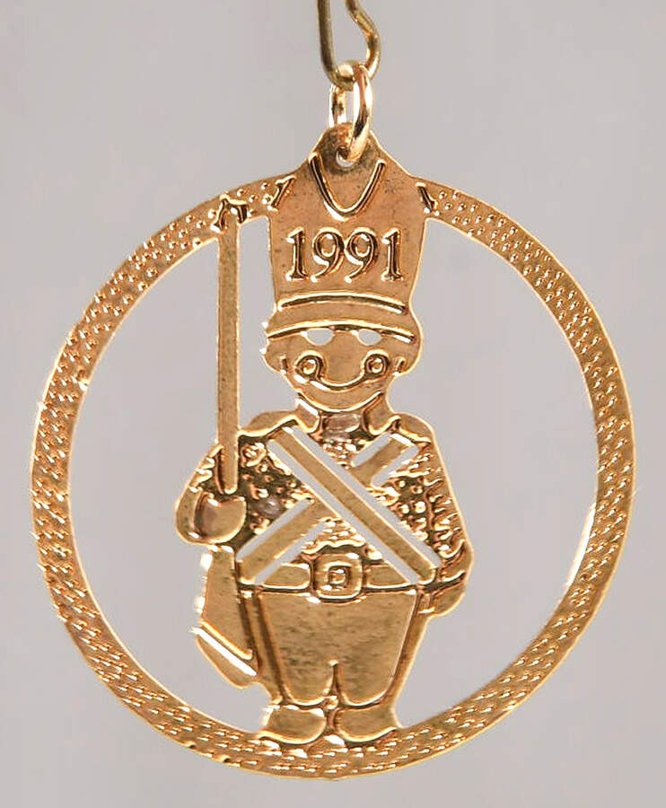1991 Hallmark Christmas Ornaments Brass Soldier - Boxed by Hallmark Gold Crown-1