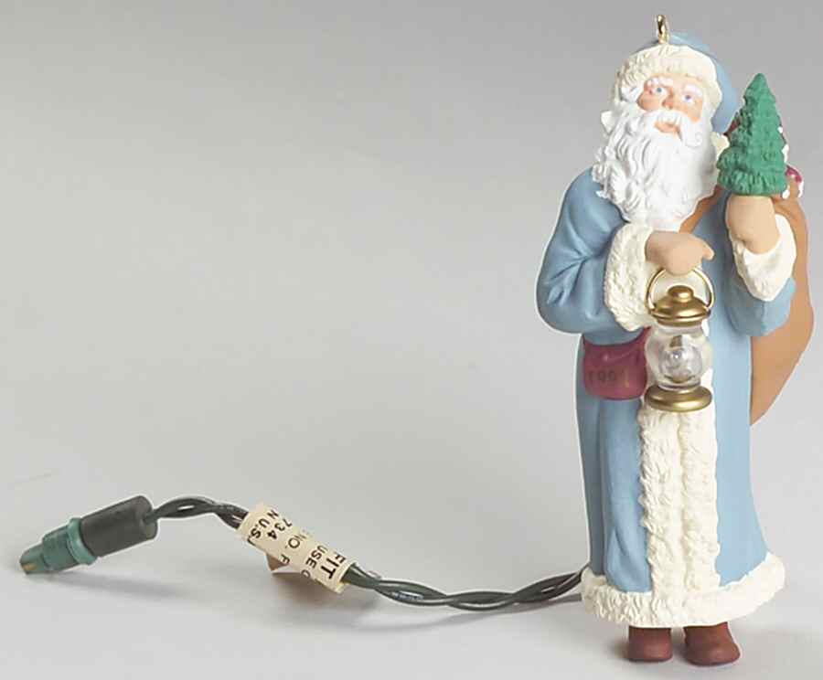 1991 Hallmark Christmas Ornaments Father Christmas - Boxed by Hallmark Gold Crown-1