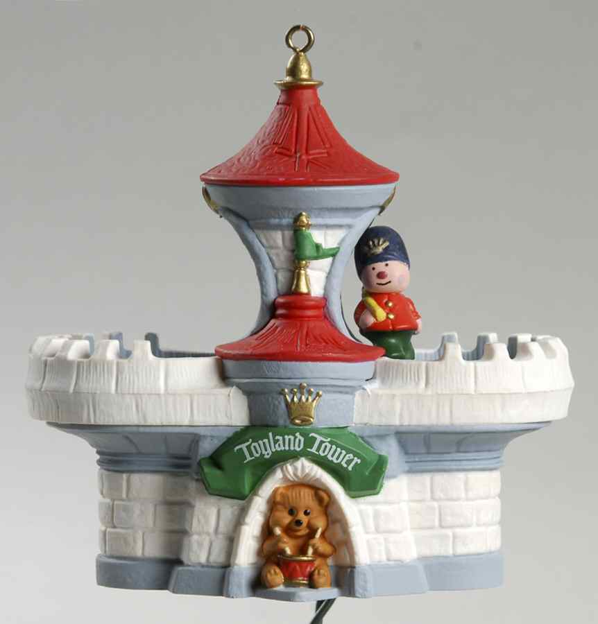 1991 Hallmark Christmas Ornaments Toyland Tower - Boxed by Hallmark Gold Crown-1