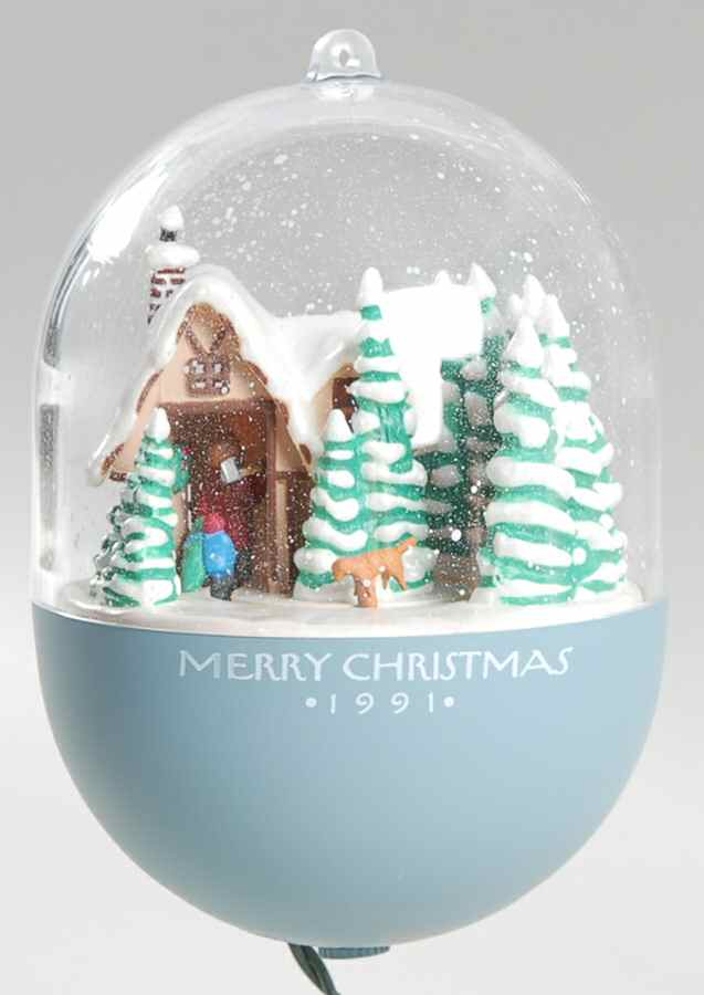 1991 Hallmark Christmas Ornaments Bringing Home The Tree - No Box by Hallmark Gold Crown-1