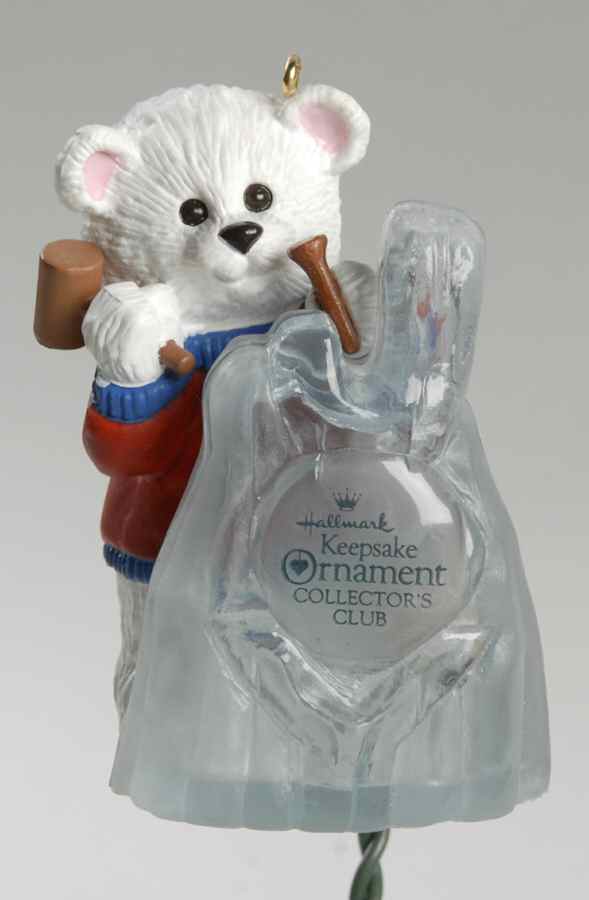 1991 Hallmark Christmas Ornaments Beary Artistic - Boxed by Hallmark Gold Crown-1