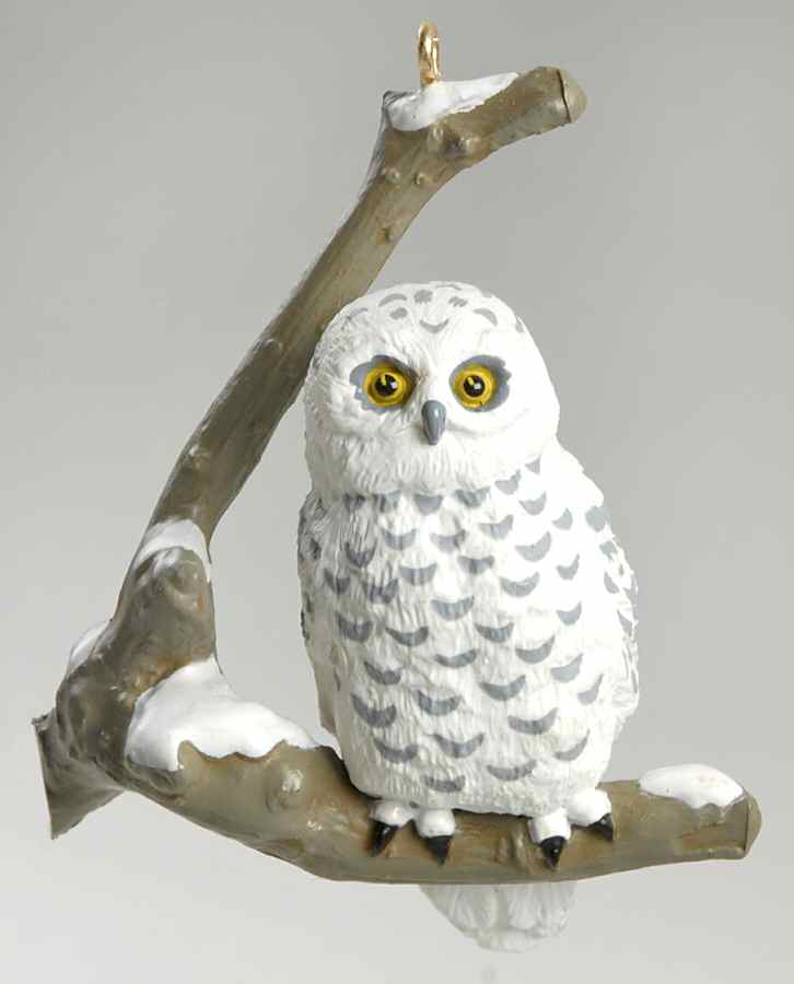 1991 Hallmark Christmas Ornaments Snowy Owl - No Box by Hallmark Gold Crown-1