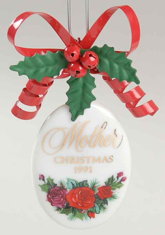 1991 Hallmark Christmas Ornaments Mother - No Box by Hallmark Gold Crown-1