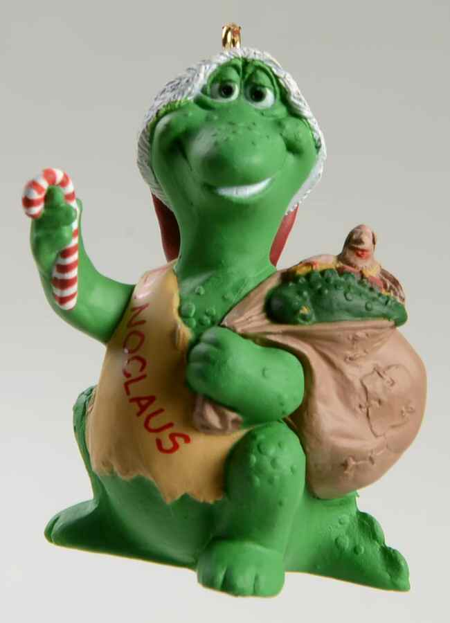 1991 Hallmark Christmas Ornaments Dinoclaus - Boxed by Hallmark Gold Crown-1