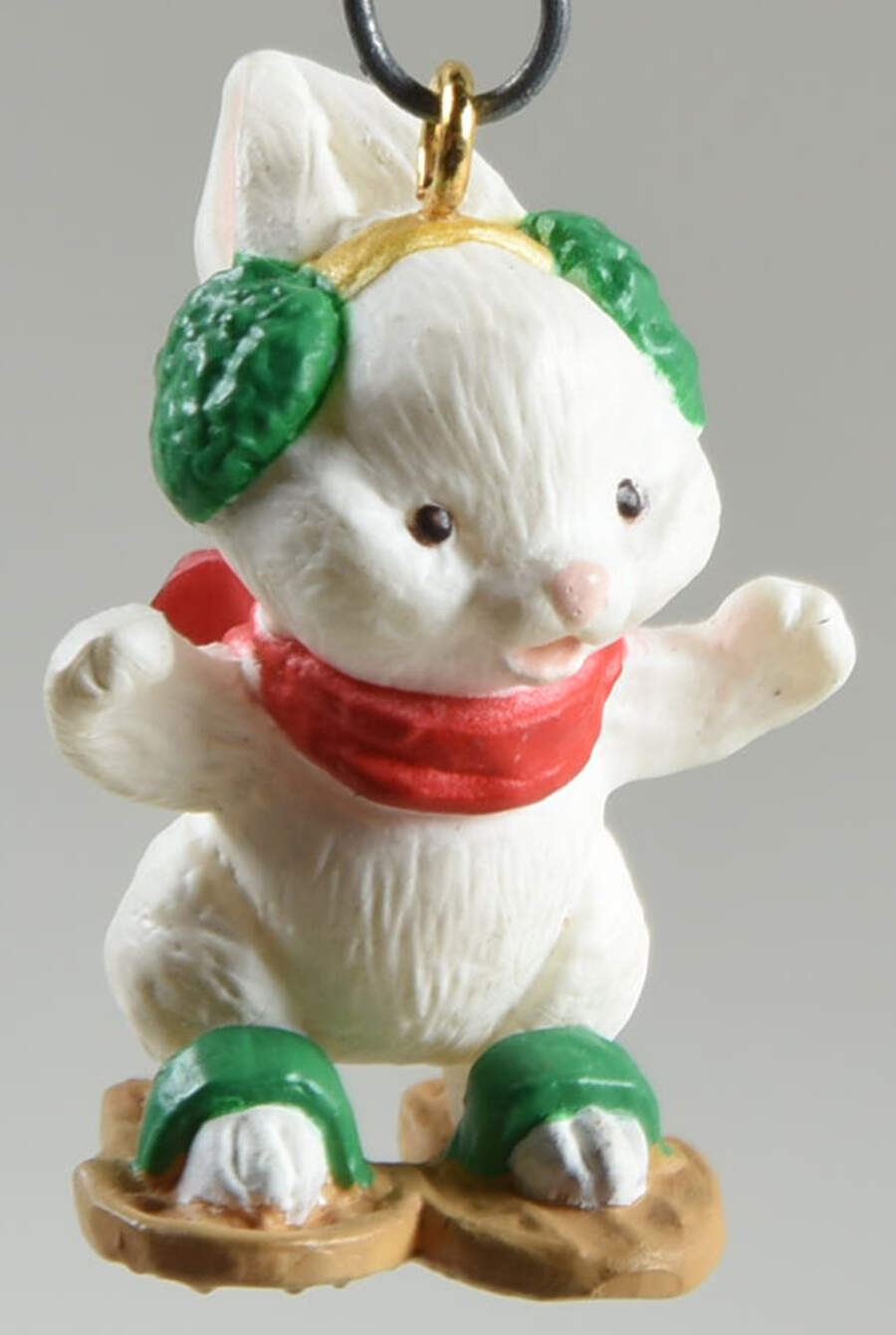 1992 Hallmark Christmas Ornaments Snowshoe Bunny - Boxed by Hallmark Gold Crown-1