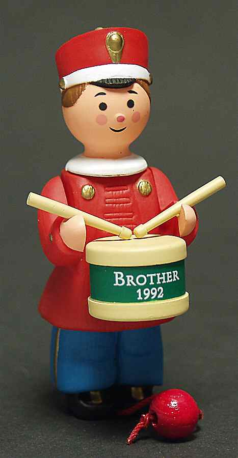 1992 Hallmark Christmas Ornaments Brother - No Box by Hallmark Gold Crown-1