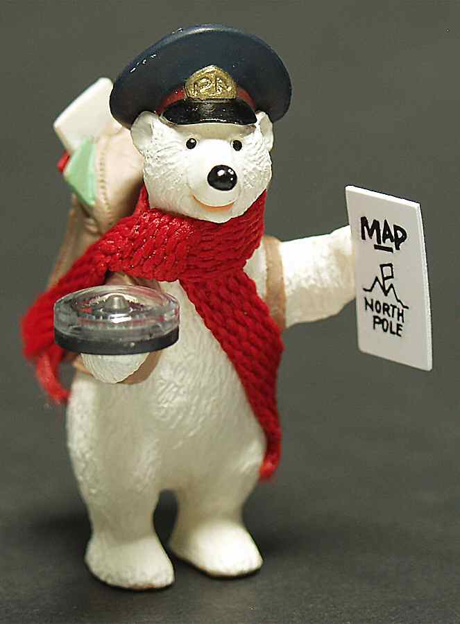 1992 Hallmark Christmas Ornaments Polar Post - With Box by Hallmark Gold Crown-1