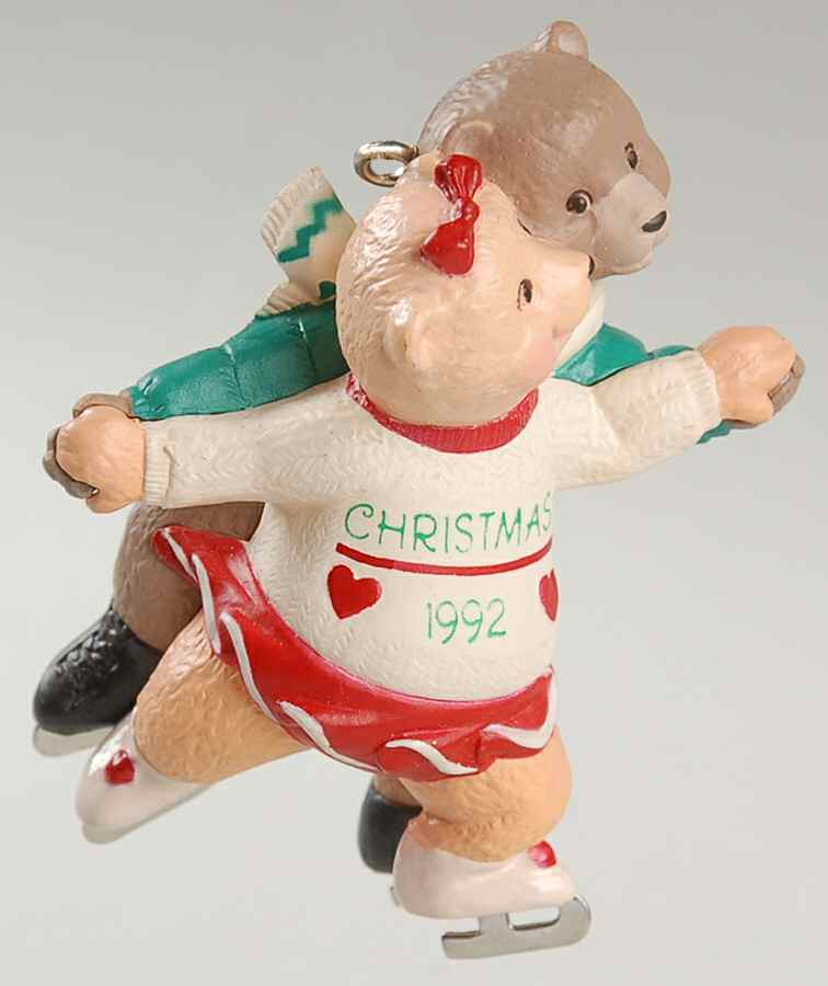 1992 Hallmark Christmas Ornaments Love To Skate - No Box by Hallmark Gold Crown-1