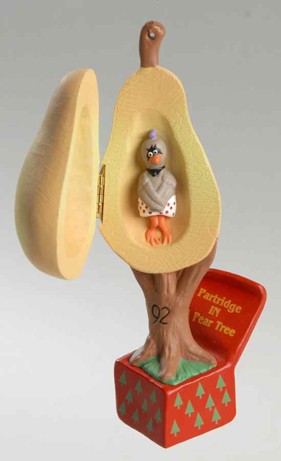 1992 Hallmark Christmas Ornaments Partridge In A Pear Tree - Boxed by Hallmark Gold Crown-1