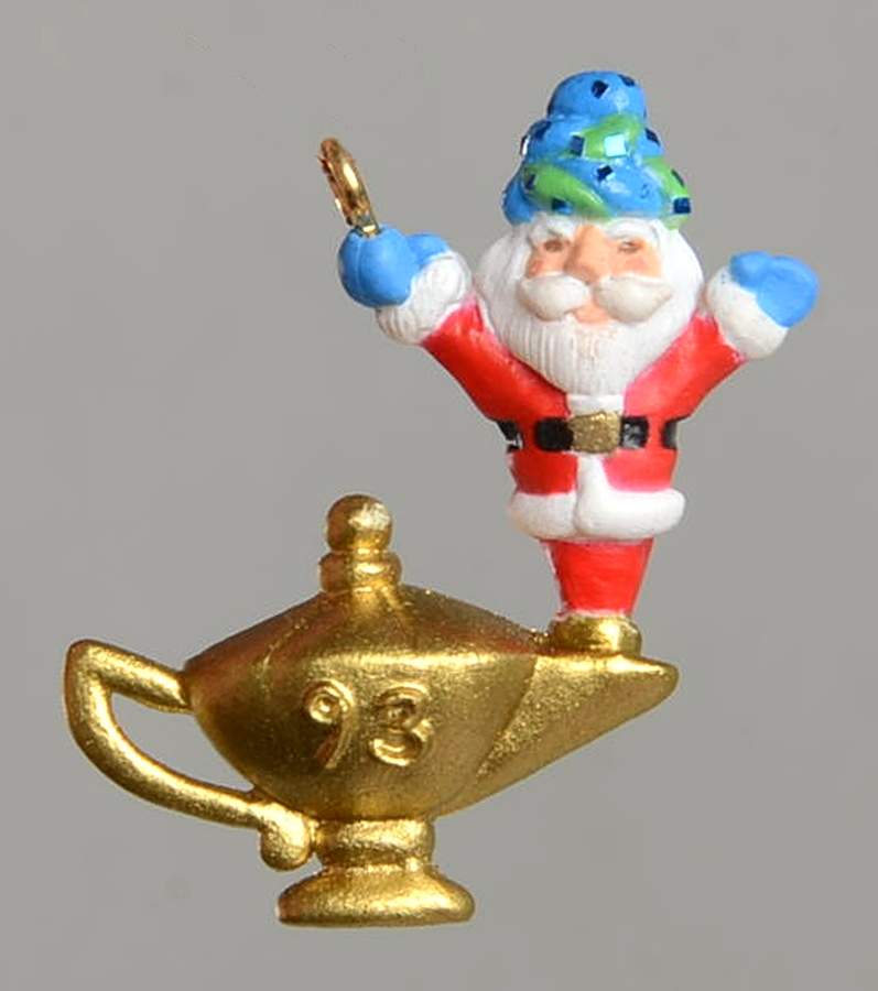1993 Hallmark Christmas Ornaments I Dream Of Santa - Boxed by Hallmark Gold Crown-1