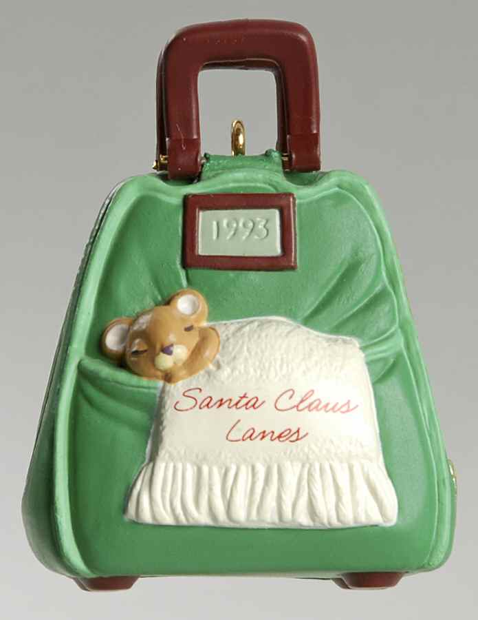 1993 Hallmark Christmas Ornaments Bowlng For Zzz's - Boxed by Hallmark Gold Crown-1