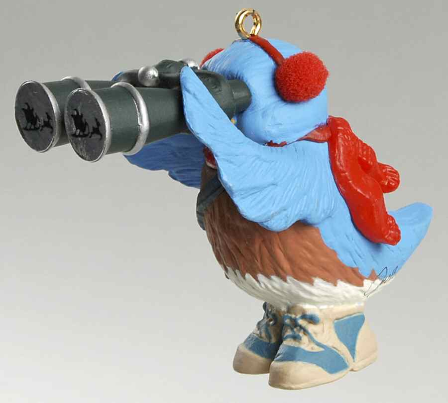 1993 Hallmark Christmas Ornaments Bird Watcher - No Box by Hallmark Gold Crown-1